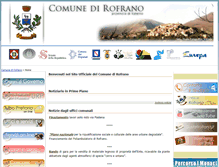 Tablet Screenshot of comune.rofrano.sa.it